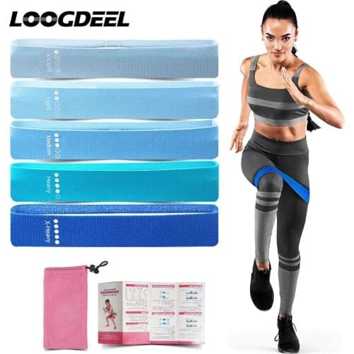 Resistance Bands Set for Booty and Glutes, Exercise Bands and Workout Bands for Home Working Out, Yoga, Fitness