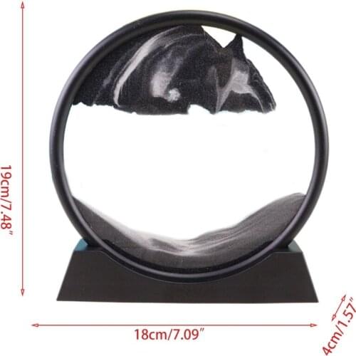 3d Solid Wood Quicksand Painting Modern Minimalist Living Room Office Creative Birthday Gift Decorations Improve Taste