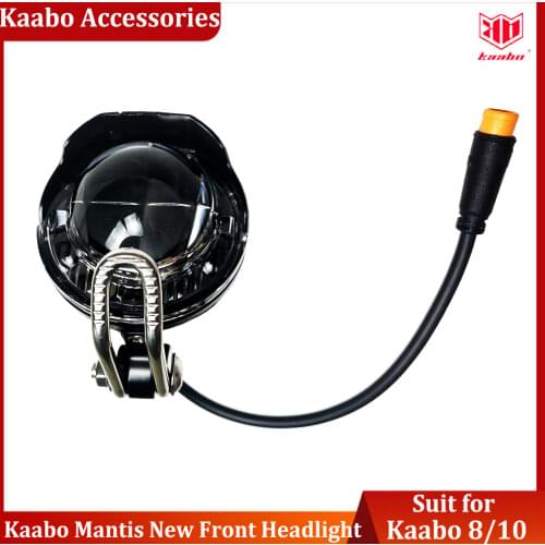 Original Kaabo Accessories Kaabo Mantis 8 Kaabo Mantis 10 Front Headlight Part for Mantis 8/10 E-scooter