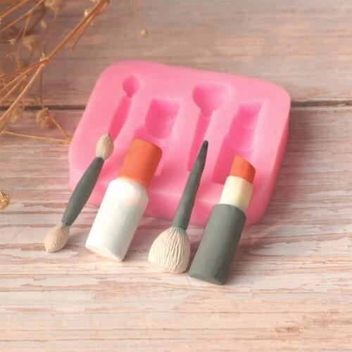 Sugarcraft lipstick makeup mold silicone mold fondant mold cake decorating tools chocolate gumpaste mold