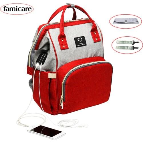 Mommy Diaper Bag Baby Travel Infantry Pack Mother Maternity Nursing Stroller Nappy Large Capacity Waterproof Backpack For Mom