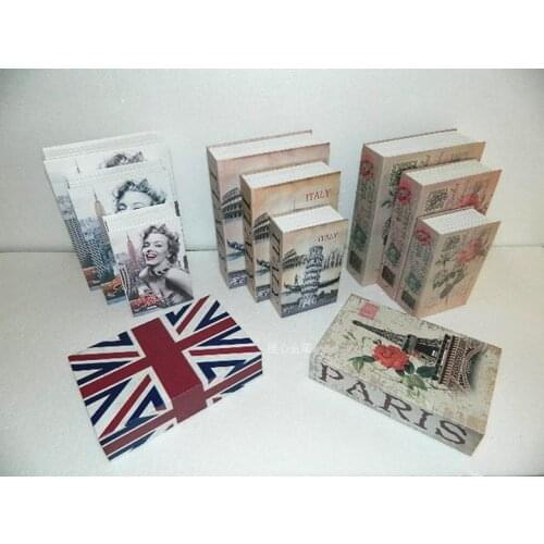 Safe Deposit Box, Simulated dictionary piggy bank. Creative gadgets. Metal storage box free shipping