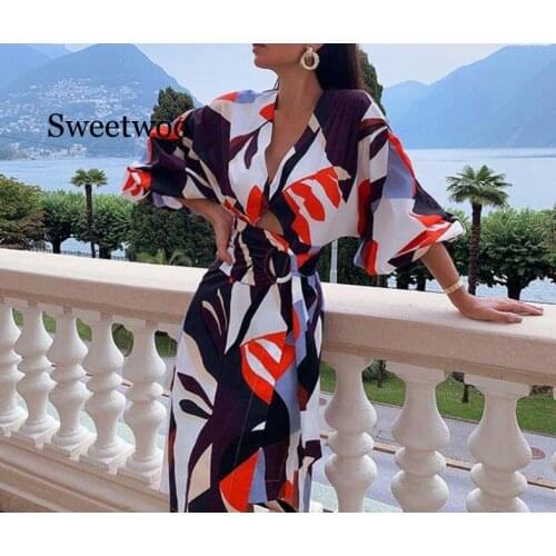 Летние шифоновые платья SWEETWOO China At AliExpress