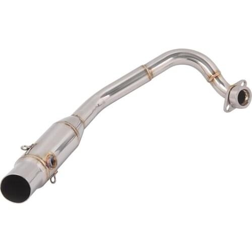Slip On Motorcycle Exhaust Head Link Pipe Front Connect Tube Stainless Steel Exhaust System For HONDA FORZA 300 2017-2019