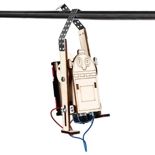 High Quality Easy DIY Electric Rope Climbing Robot For Education Physics Experiment Science Toys Kit Birthday Gifts