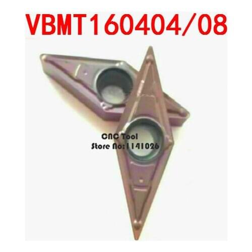 10PCS VBMT160404/ VBMT160408 MV carbide CNC inserts,CNC lathe tool,apply to stainless steel and steel processing,SVQBR/SVUBR