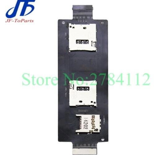 100Pcs Replacement Parts For ASUS Zenfone 2 ZE550ML ZE551ML Sim Card Reader Tray Slot Adapter Flex Cable