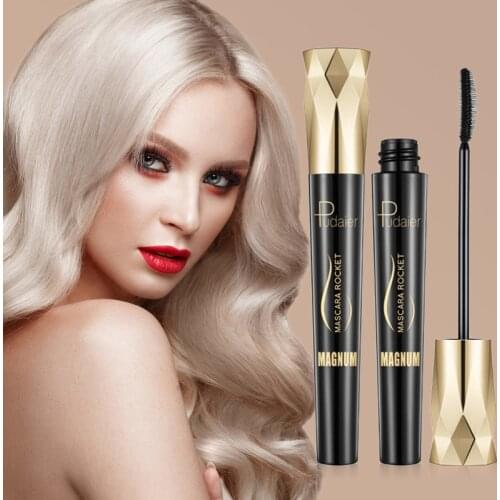 100% Brand New 4D Black Mascara Volumising Lengthening Curling Eye Makeup Eyelash Extension TSLM1