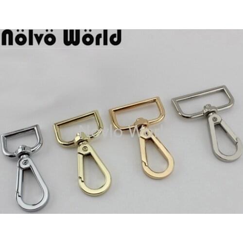 Nolvo World 20pcs 20-25-31-38mm Factory Direct Sale Metal Zinc Alloy Swivel Snap Hook For Luggage Handbags And bag chain