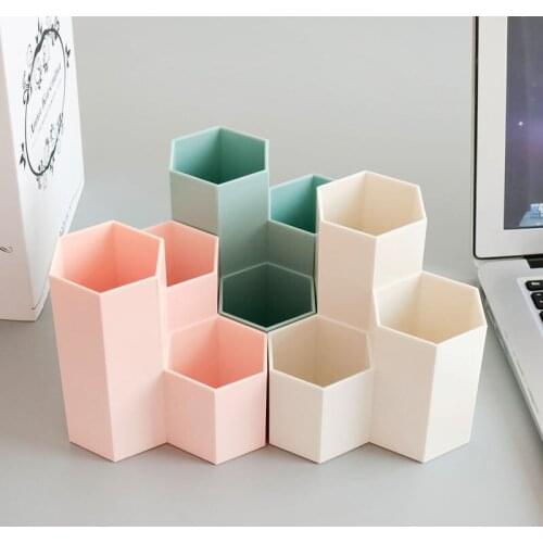 3 Lattices Cosmetic Brush Box Table Organizer Makeup Nail Polish Cosmetic Holder Make Up Tools Boxes Jewelry Display Rack Kits