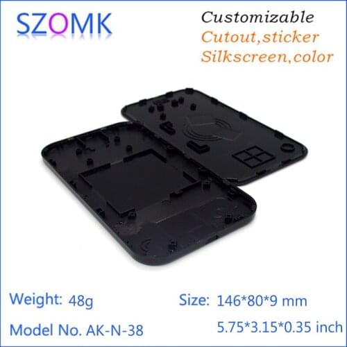 4 pcs a lot szomk hot sales small plastic diy electronics outlet shell electronic enclosure plastic enclosure 146*80*9mm