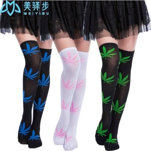 6 Pairs Per Set Fashion Long Knee Socks Party Stocking High Socks Ladies Stocking Factory
