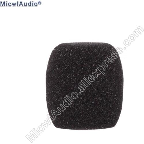 10Pcs Windscreen Sponge Tight Foam Cover for Shure E845 E835 SM57 58 Beta57 Beta58 Wired Wireless Handheld Microphone