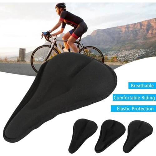 Bicycle Seat Cover Mountain Bike Seat Cover Cushion Set Silica Gel Saddle Comfort Cushion Bicycle Seat Set Thickening Saddle