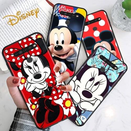 Mickey mouse cartoon for LG G8 G8S G8X V30 V35 V40 V50 V60 ThinQ Q60 K40 K50 K30 K41 K51 K61 K71 K22 Black Phone Case