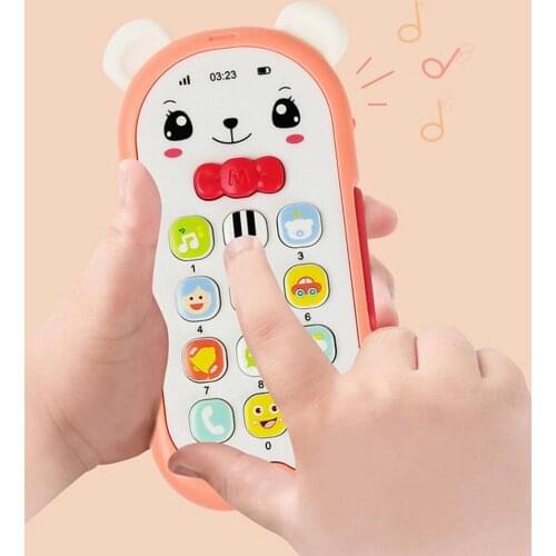 Baby Phone Toy Mobile Telephone Early Educational Learning Machine Kids Gifts Telephone Music Sound Machine Electronic Baby Toy
