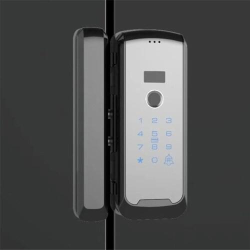 For Glass Door Fingerprint /Password/Temperary Password Access Control Lock