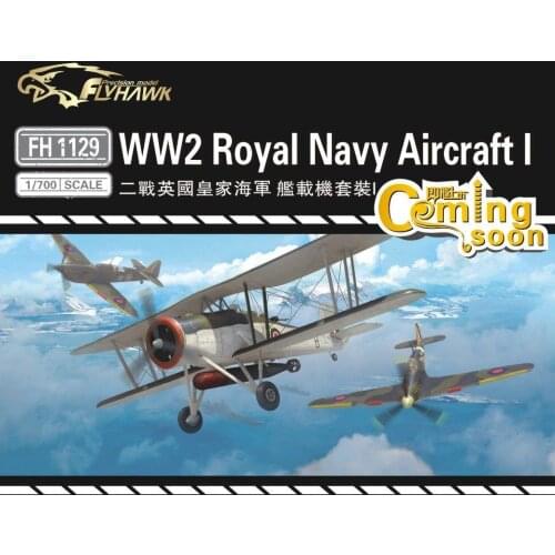 Flyhawk 1129 1/700 WWII Royal Navy Aircraft I top quality
