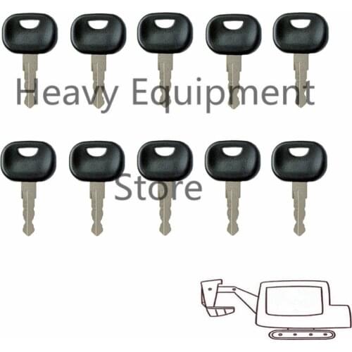 Set of 10) 202 Key For John Deere Volvo Heavy Equipment Excavator Loader Tractor Wheel Loaders