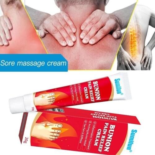 Bunion Pain Relief Ointment Joint Toe Pain Relief Cream 20g Stiffness Inflammation Pain Treatment Arching Bunion Pain Relief