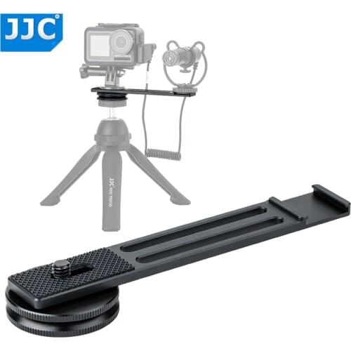 JJC Cold Shoe Extension Bracket For Sony RX100VII RX100VI RX100V RX100IV RX100III RX100II Camera LED Flash Microphone On Tripod