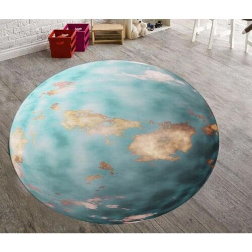 World Patterned Round Carpet,Non Slip Floor Carpet,Kitchen Rug,Teens Carpet,Corridor Rug, area Rug Modern Carpet