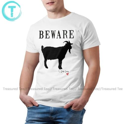 Goat T Shirt Goat T-Shirt 100 Cotton Funny Tee Shirt Mens Print Plus Size Casual Short Sleeves Tshirt