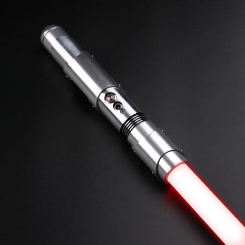 SaberFeast New Lightsaber Smoothswing with 12 Soundfonts FOC USB Metal Hilt Rechargeable Juguetes Childrens Toys-Q Bullet