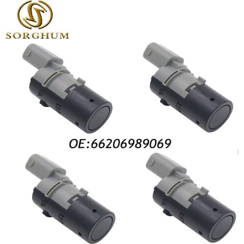New 4PCS 66206989069 Parktronic PDC Parking Sensor For BMW E39 E46 E53 E60 E61 E63 E64 E65 E66 E83 X3 X5 Parking Assistance