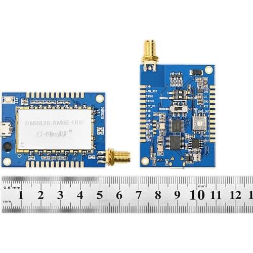 2PCS DMR828-AMBE-V UFH 400-480mhz / VFH 134-174MHz/320-390MHz 2W all-in-one 8Km digital walkie talkie Motorola Compatible