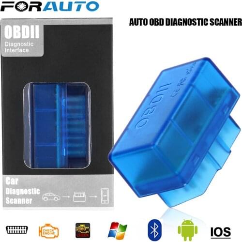 For Android Windows IOS Mini ELM327 OBD2 Code Reader Repairing Tools Car Diagnostic Scanner Bluetooth