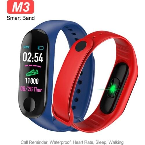 Sports Fitness Smart Wristband Blood Pressure & Heart Rate Monitor Touch Screen Smart Band Step Counter Bracelet