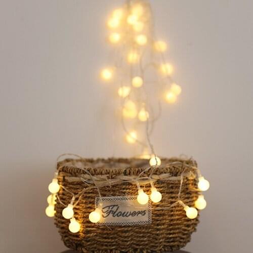 Zq LED Lighting Chain Small round Light Starry Sky Girls Room Decoration Birthday Girl Heart GenOptics Aura Essence
