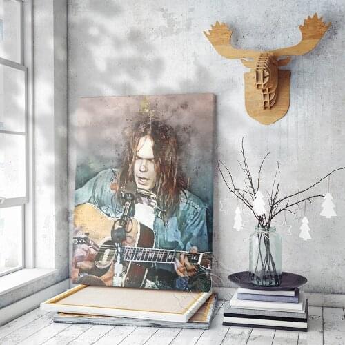 Vintage Music Guitarist Poster, Fashion Gifts Fans Collection Hd Art Prints, Bedroom Wall Decor Canvas Painting, Wall Art Mural