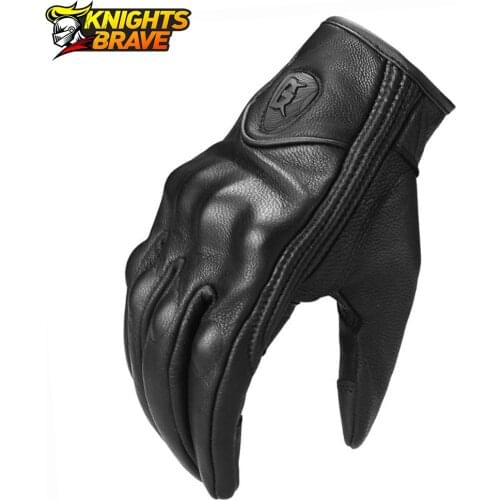 Real Leather Guantes Moto Motorcycle Gloves Protective Gears Waterproof Touch Function Motocross Gloves Guantes Moto Jnvierno