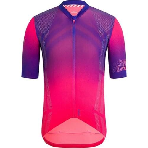 WULITOTO Men Cycling Short Sleeve Jerseys Pro Fit Imported Italian Fabric Breathable Bike Bicycle Tops Shirts