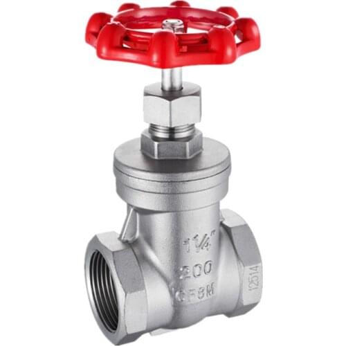 Stainless Steel Gate Valve DN15 DN20 DN25 DN32 Water Valve Switch Valve female Thread Irrigation Valve Adapter For Water House