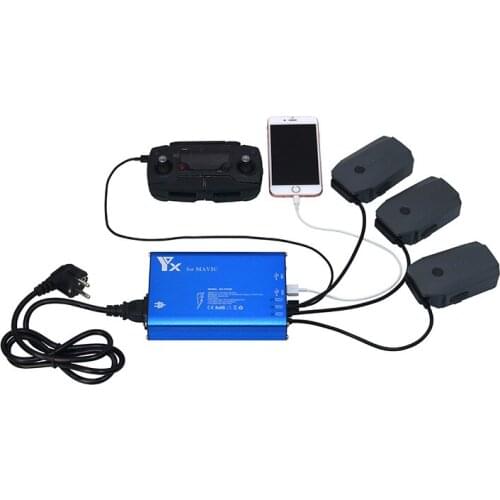 5 in 1 Flight Battery Charger Fast Charging Hub For DJI Mavic Pro