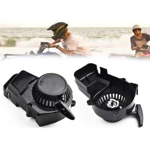 1pc Motorcycle Pull Start Starter For 43/47/49cc 2 Stroke Pocket Bike Mini Dirt Quad Black Accessories