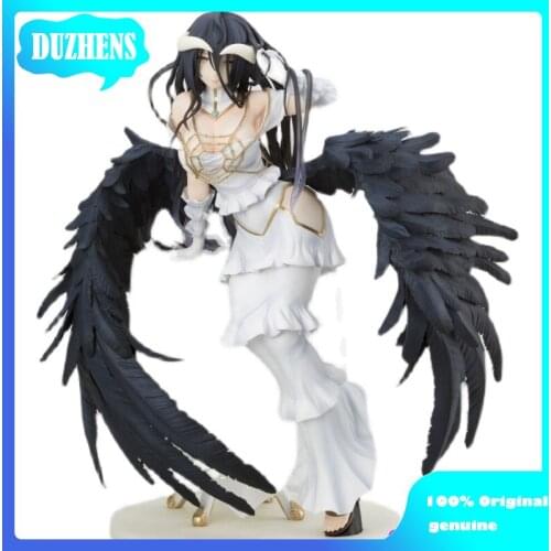 100% Original: Anime Overlord albedo sitting position 26cm PVC Action Figure Anime Figure Model Toys Figure Collection Doll Gift