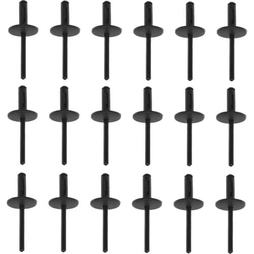 100Pcs Car Bumper Fender 6mm Hole Plastic Rivets Fasteners 51717002953 for -BMW Auto Inside Decorative Retaining Clip