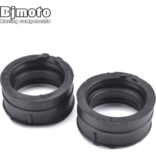 2Pcs Carburetor Interface Adapter Intake Manifold for Yamaha XTZ750 Super Tenere 1989-1995 TDM850 1991-2001 TRX850 1995-1999