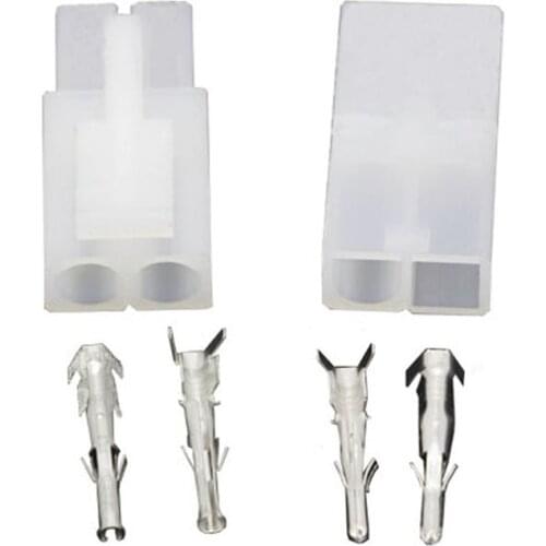 Big Tamiya 2 Pin L6.2-2P Connector Plug With Wings Male And Female Air Docking Connector 6.2mm Pitch Electrical Connector