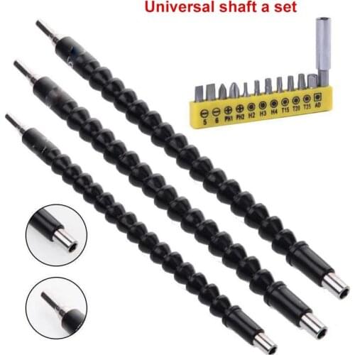32PCS Electronics Drill Connection Flexible Shaft Bits Extension Screwdriver Drill Bit Holder Power Tool Accessories