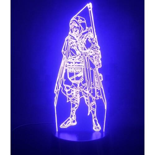 Overwatch Hero Anna 3D Lamp Cute Gift for Game Fans Battery Operated Directly Supply for Indoor Decoration Led Night Light Lamp
