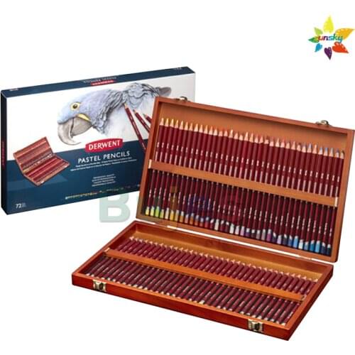 72 color 2300343 Derwent Pastel color pencil Crayons De Couleur Professtional artist pastel water color Scholar Color art Pencil