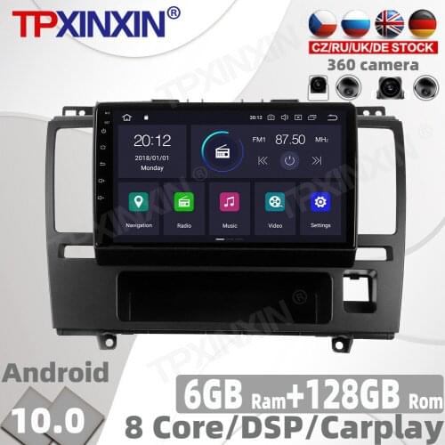 128G Android 10.0 PX6 For Nissan Tiida 2004 - 2011 Car Radio Accessories Multimedia Video Player Navigation GPS Auto 2din No DVD
