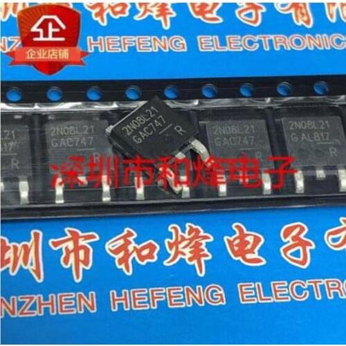 Free shipping 50PCS 2N08L21 IPD30N08S2L-21 TO-252 75V 30A