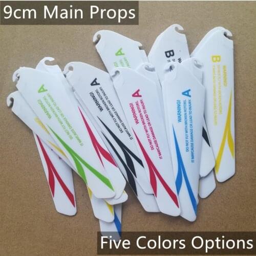 Free Saver Shipping 9cm 90mm Length A B Main blades Props Propellers For R/C Helicopter Model Toys Spare Parts Accessories