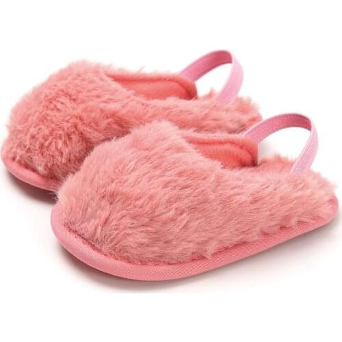 Kids Newborn Infant Shoes Baby Girl Shoes Autumn Winter Crib Pram Baby First Walkers Toddler Warm Indoor Shoes